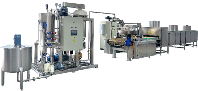 Wholesale SWM-HCD Industrial Hard Candy Depositing Line 300-600kg/h, 30-45kw Power, Large Scale Hard Candy Production Equipment for Center Filled & Two Color Sweets, Factory Direct Supplier