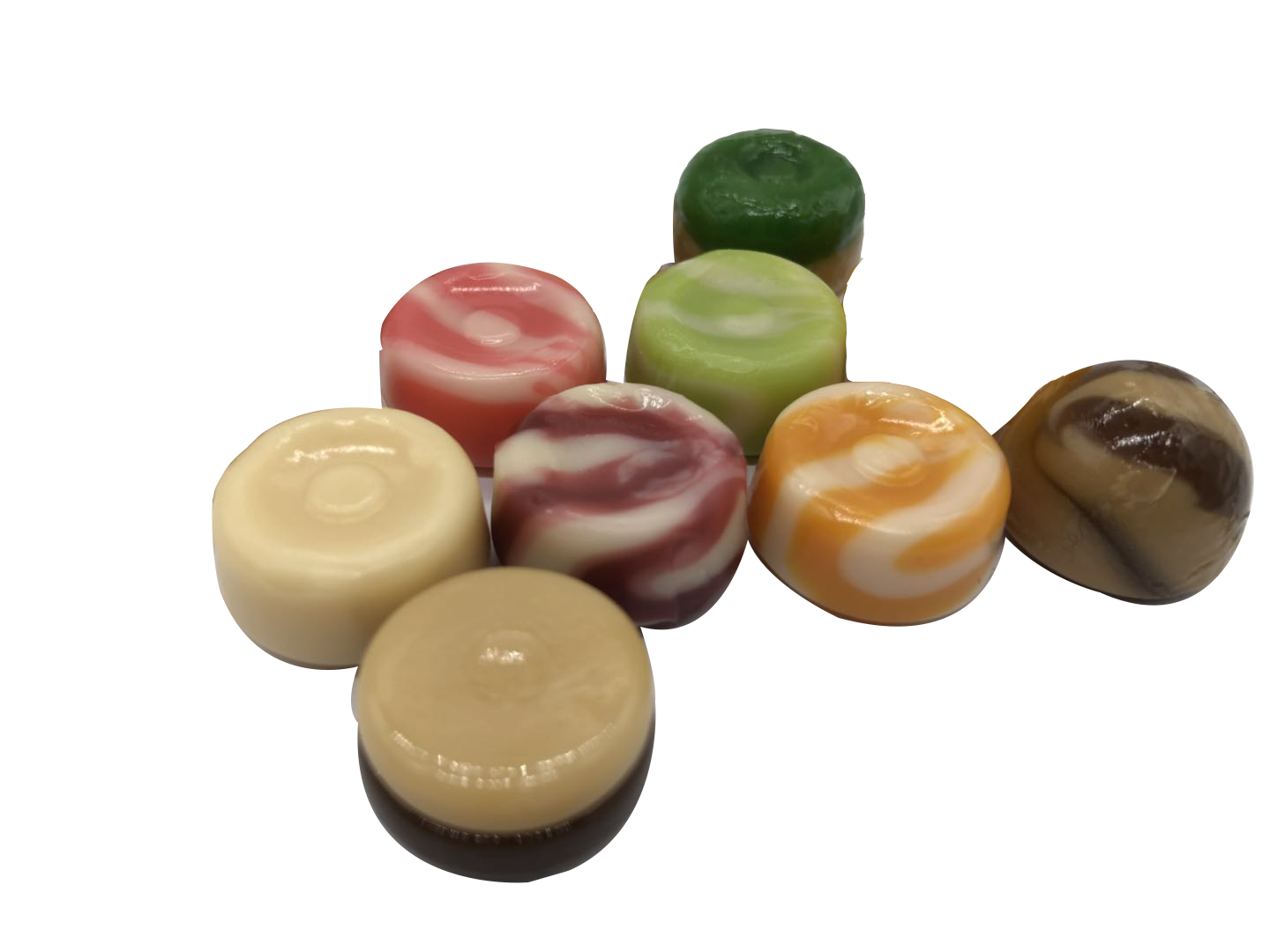 2-Color Striped & Swirl Hard Candy