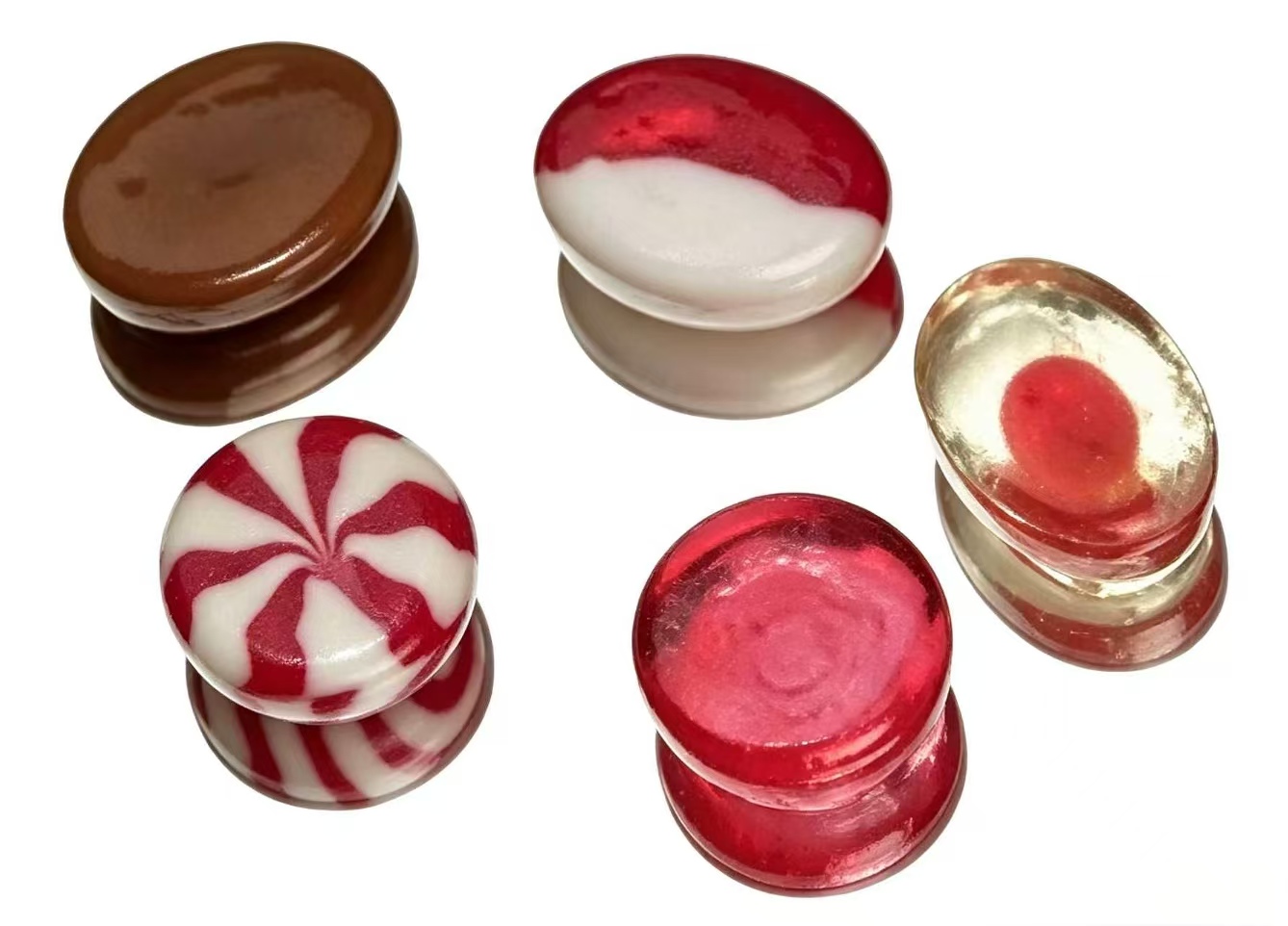 Layered & Dual-Tone Hard Candy